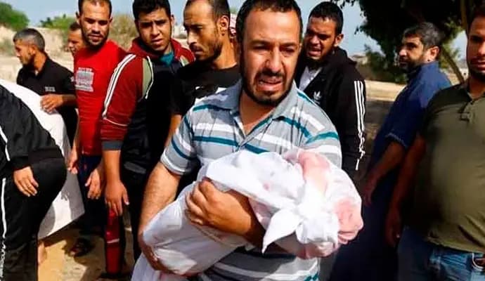 child death at gaza
