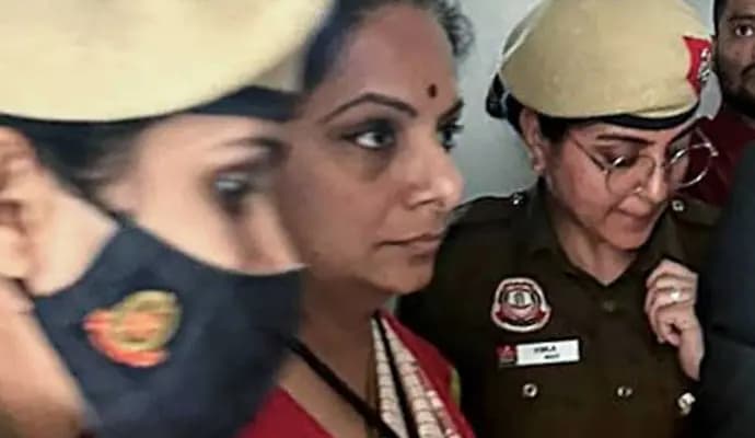 Court Extends Probe Agency Custody Of K Kavitha Till March 26