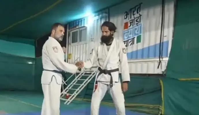 Rahul Gandhi Shares Video Of Martial Arts Session gnr