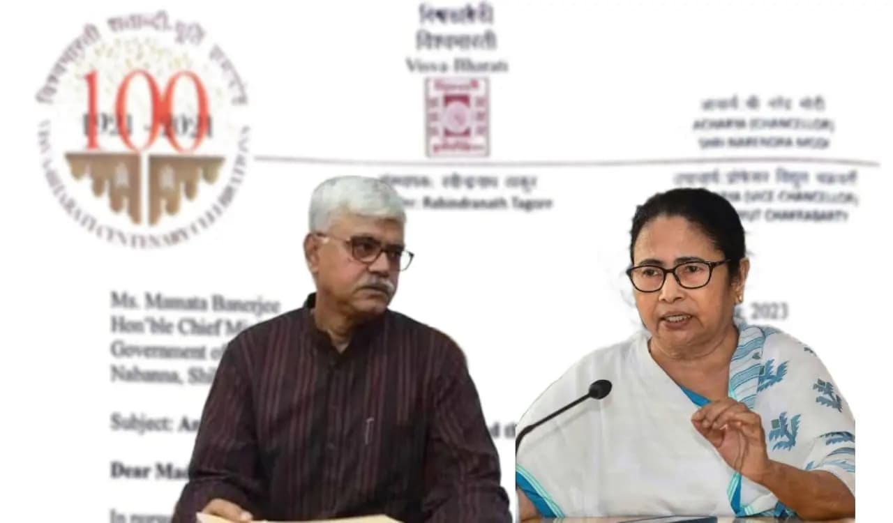 Vishva Bharati VC attacks cm Mamata Banerjee