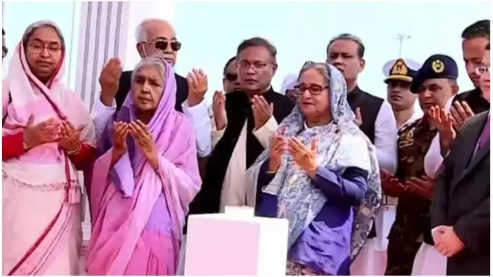HASINA ON NEW TUNNEL