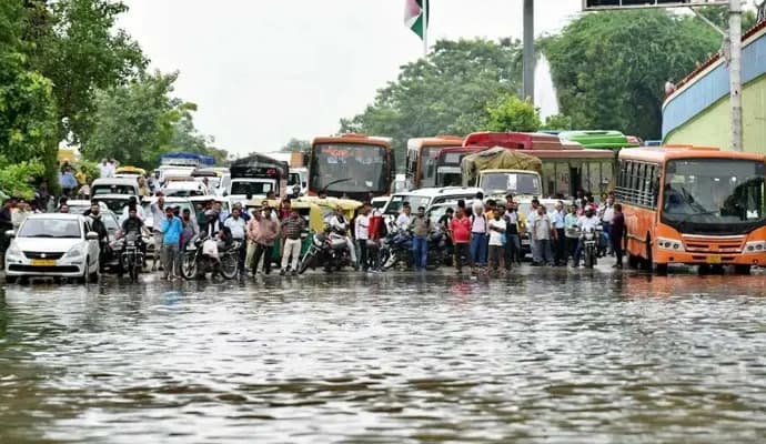 Boy Drowns While Playing In Delhi After Heavy Rain gnr