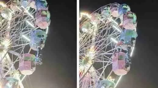 Chhattisgarh Woman Left Dangling From Ferris Wheel In Freak Accident