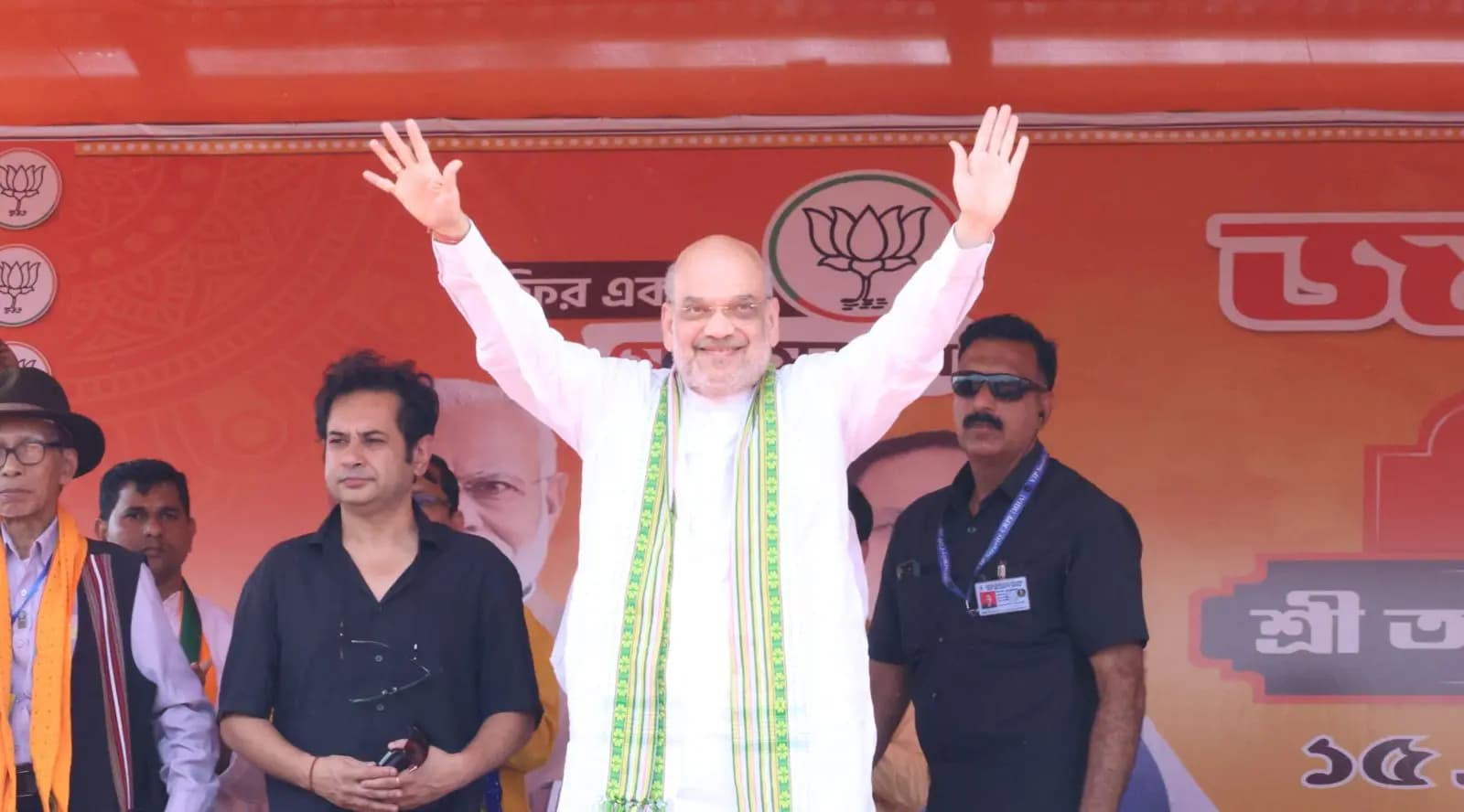 amit shah election campaign at agartala