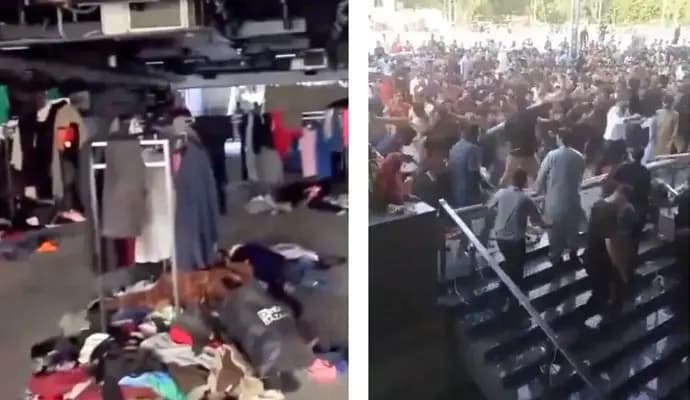 Dream Bazaar Mall Ransacked, Looted By Unruly Mob On Opening Day