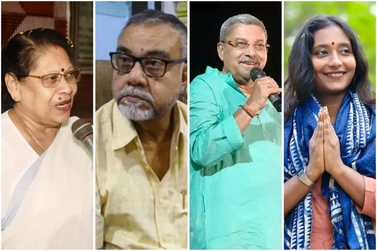 Candidates before polls result