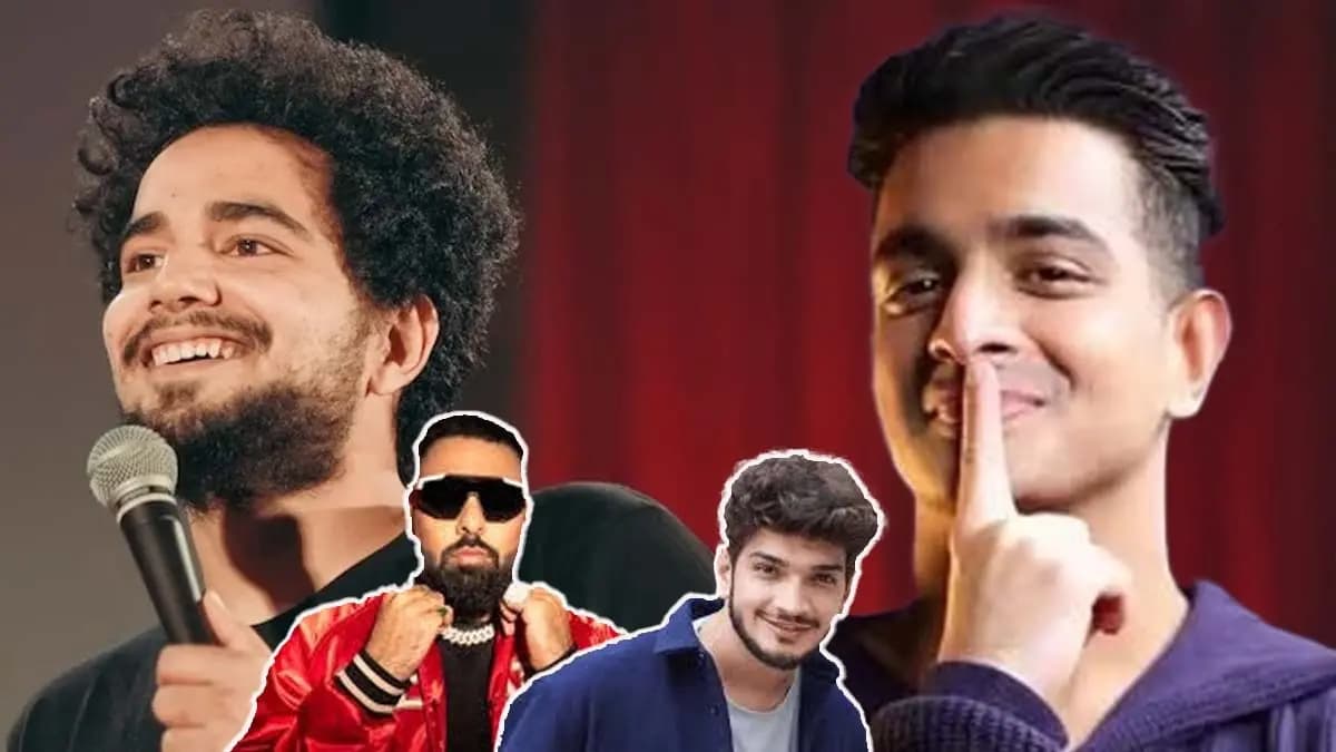 Rapper badshah and comedian Munawar faruqui extend support to samay raina but took fun dig on ranveer allahbadia ENT