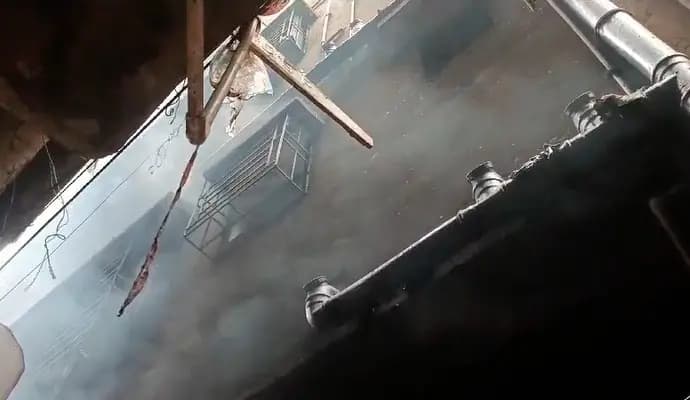 fire in topsia rubber factory