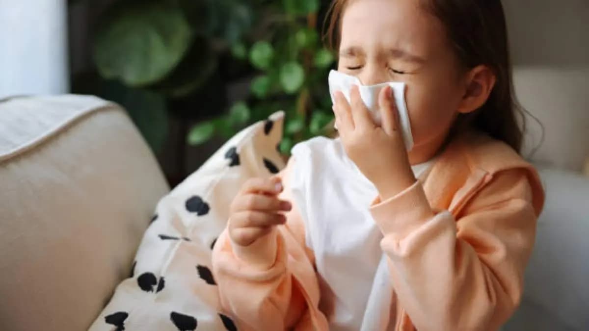 Make Dry roast powder of some Cloves and cardamom and make it thick gel with honey, turmaric powder and cinnamon powder which is best remedy for prevent cough cold and sore throat for childrens lif
