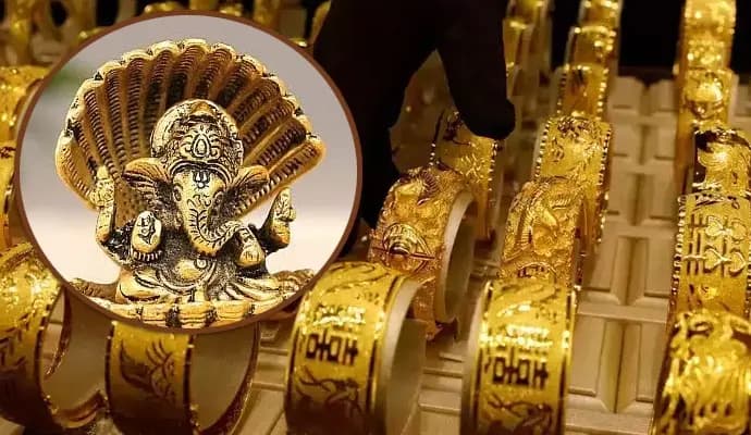 gold rate of kolkata on ganesh pujo gnr