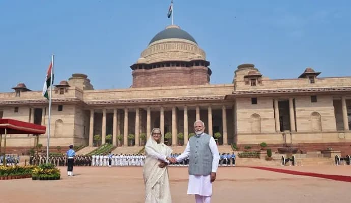 Bangladesh PM Sheikh Hasina arrived in India