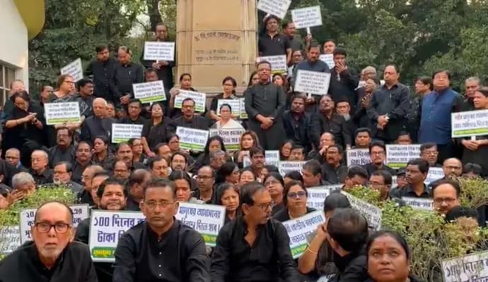 TMC PROTEST OUTSIDE OF THE ASSEMBLY
