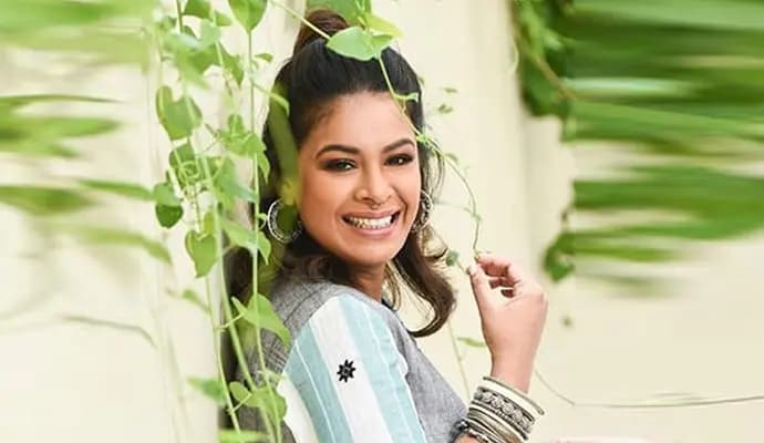 Iman Chakraborty found a furry friend in Amarica ent