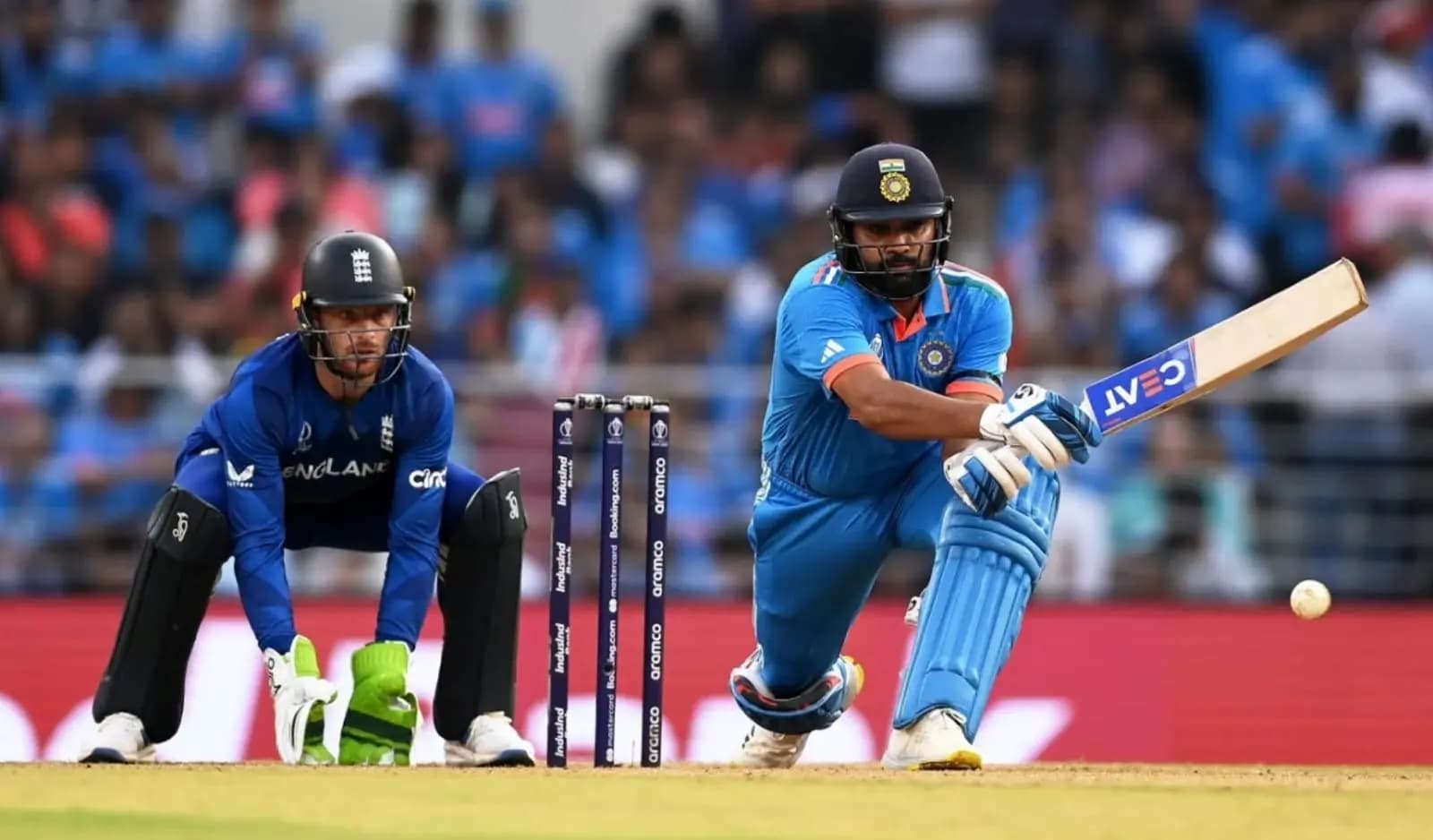 India set 230 runs target for England batting first