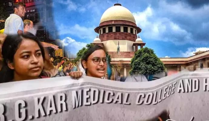 Supreme court hearing on rg kar Medical College issue