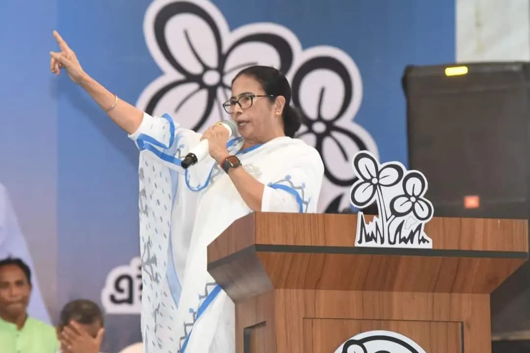 Mamata Banerjee on election campaign