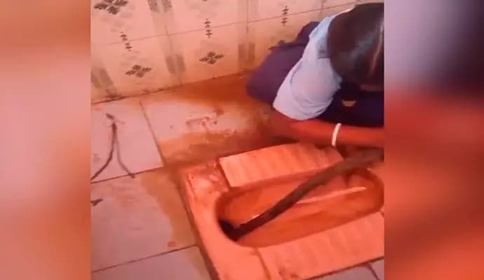 Another Video Of Students Cleaning Toilet At Karnataka School Goes Viral