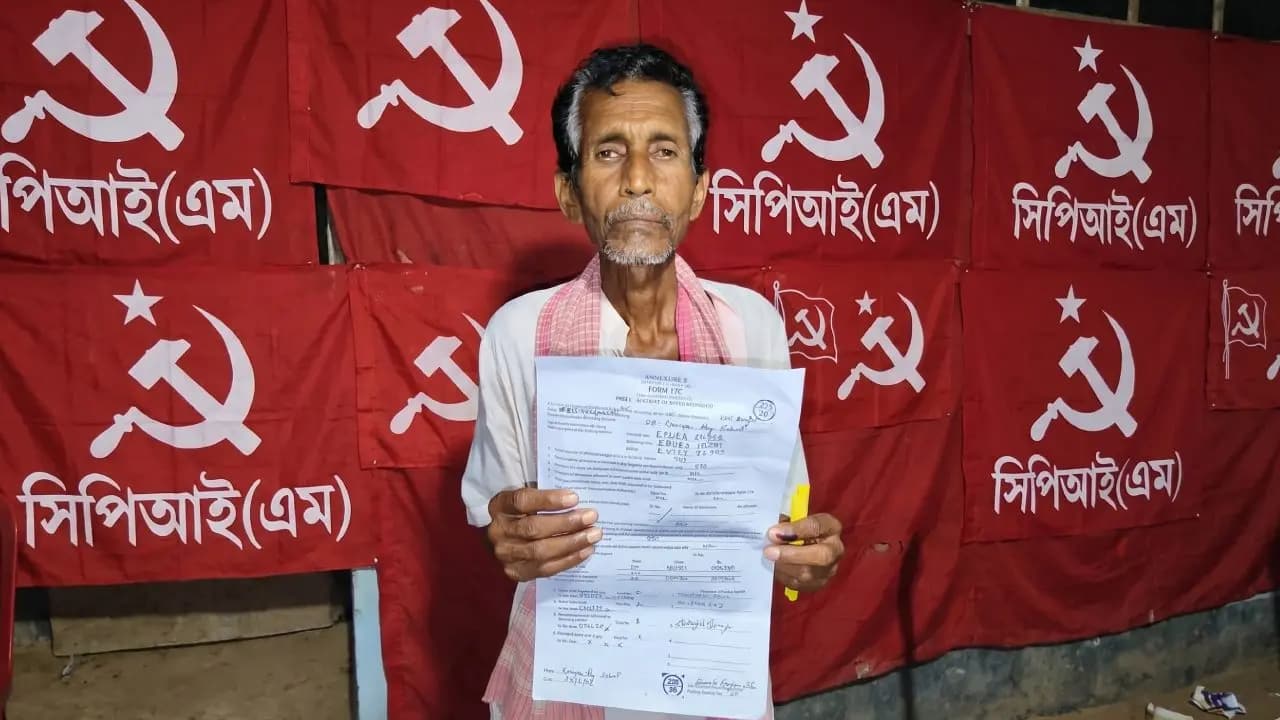 bengal elections 2026: 76 years old cpim comrade took over polling booth