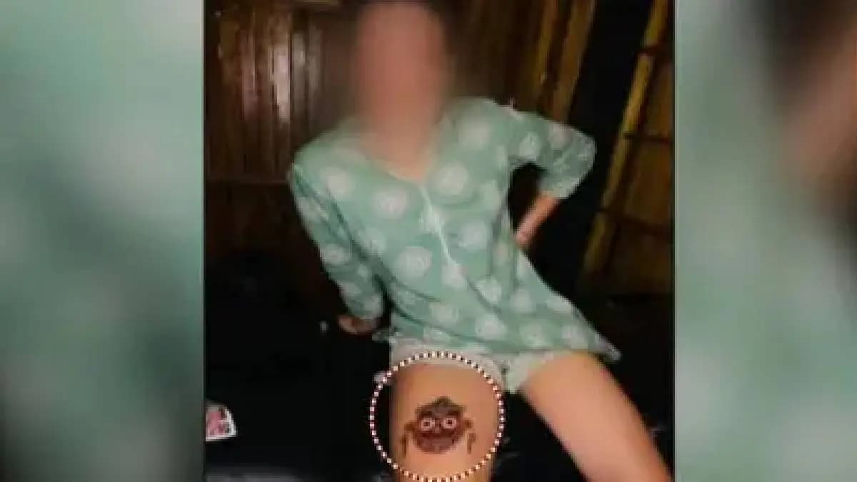 Foreign girl tattoo studio owner apologize for inking Lord Jagannath tattoo on thigh 