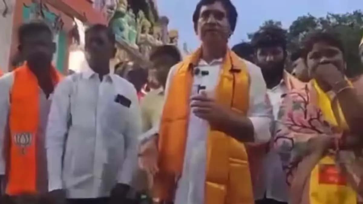 Andhra Pradesh BJP MLA PV Parthasarathi denies stage access to Dalit sarpanch video sparks outrage