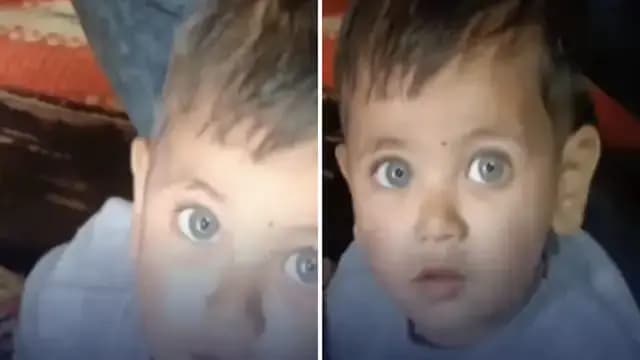 UP Toddler Eyes Change Colour To Match His Outfits