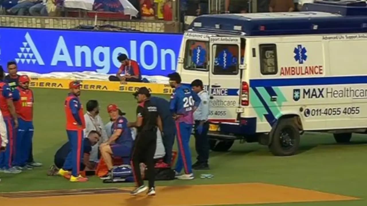 IPL 2026:Delhi Capitals Lungi Ngidi suffered a horrific injury 