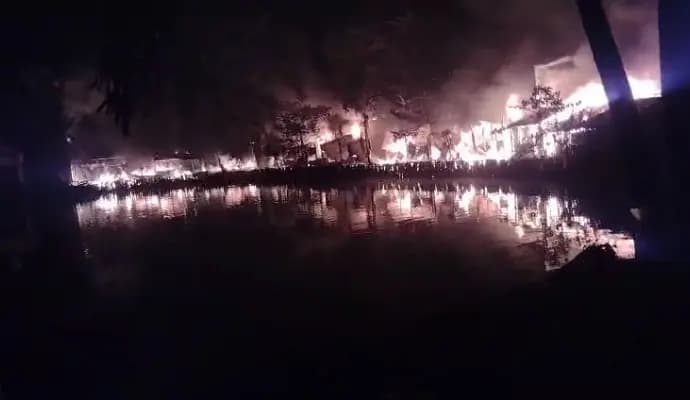 fire broke out in various places of west bengal