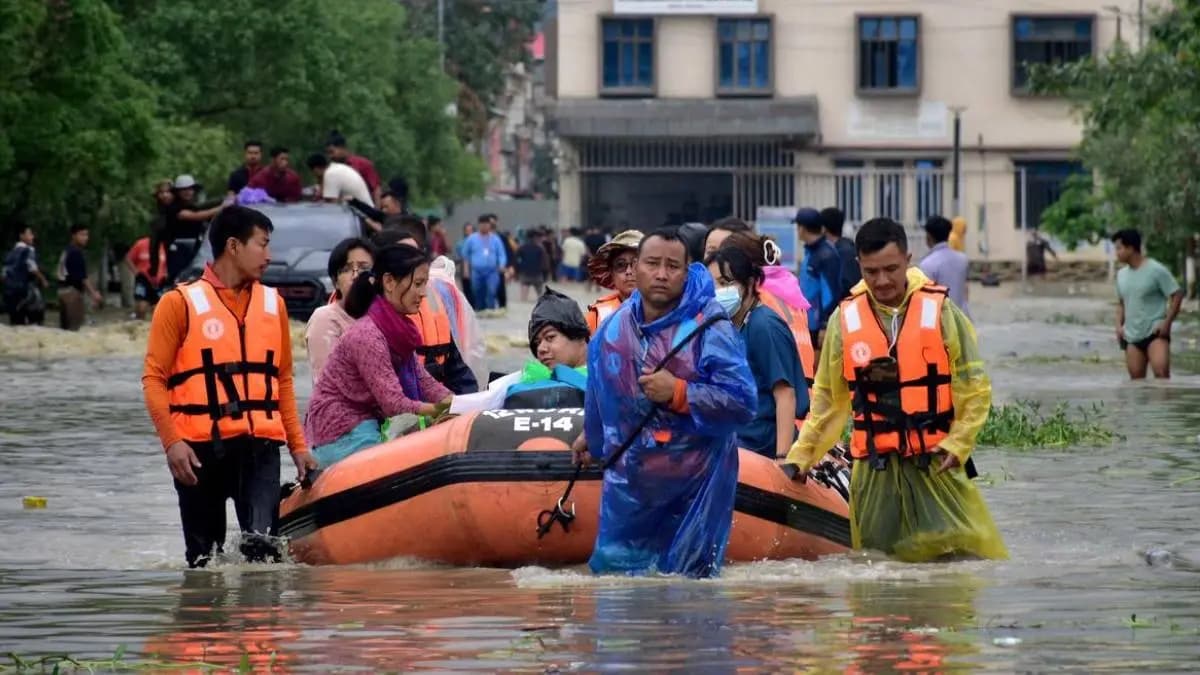 Flood devasted nagaland manipur and assam