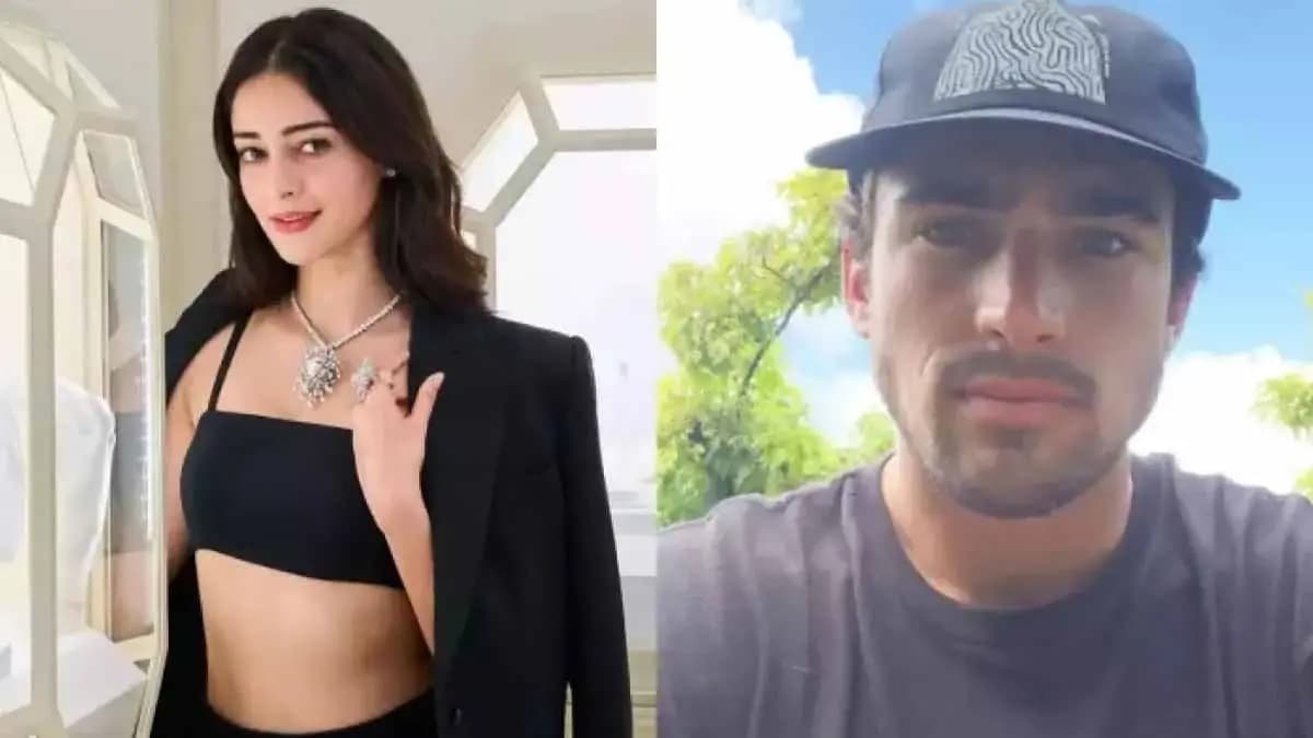 Ananya Panday Gets a Call from Rumoured Boyfriend Walker Blanco Mid Event ent