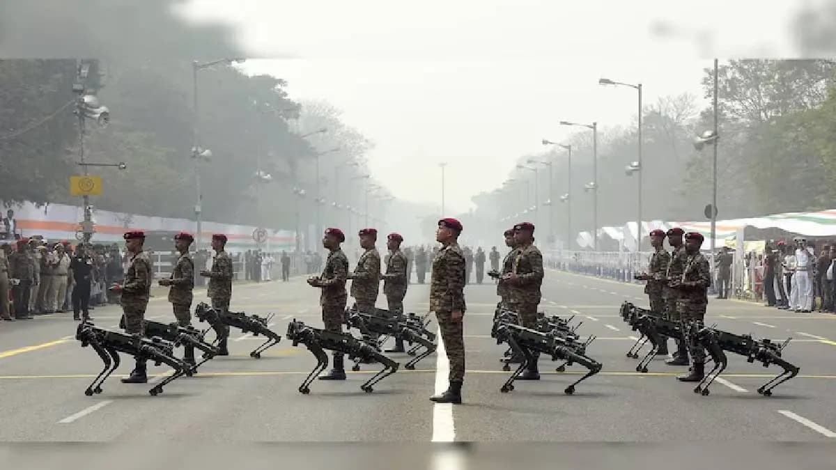 meet mule indian armys robotic dog star of republic day parade 2025 in kolkata