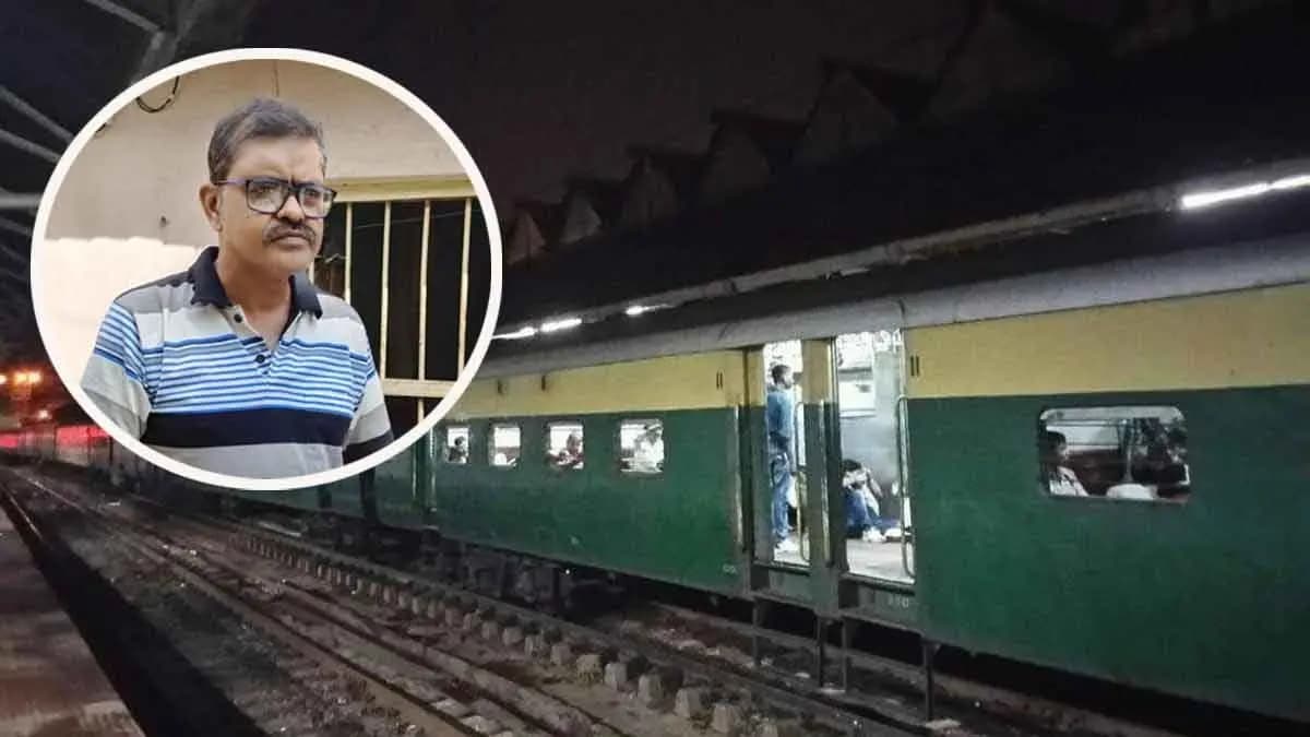 Hooghly robbery in jagadhatri special train, man beaten by criminals gnr 