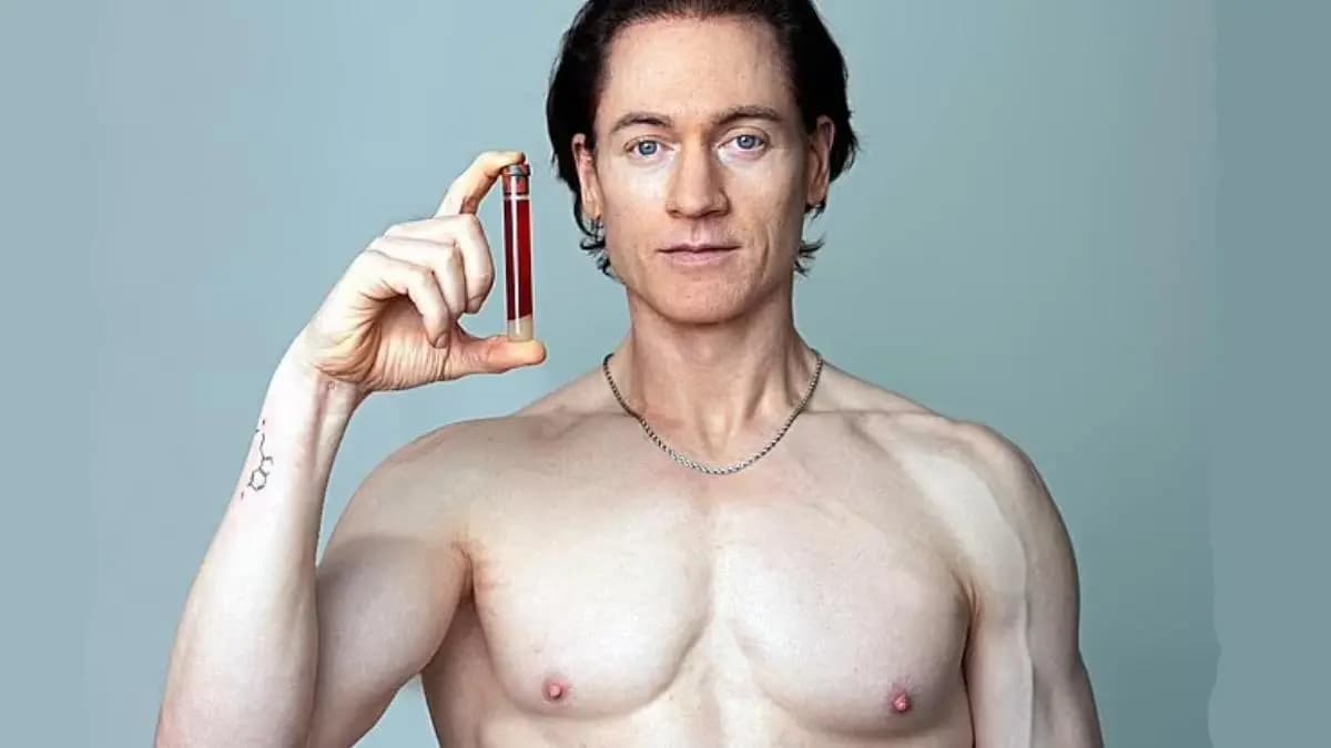 Age defying millionaire Bryan Johnson uses bizarre techniques to keep himself youthful