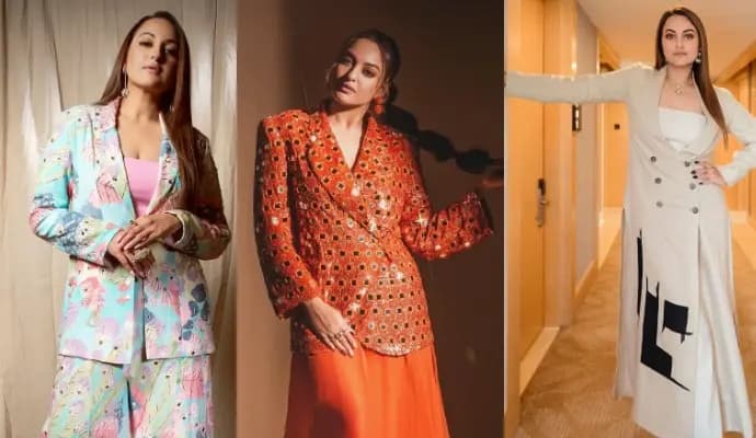 Chick Blazer look of Sonakshi Sinha as a fashion icon