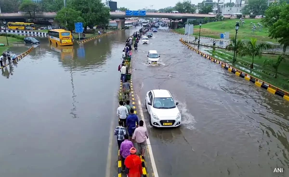 heavy rain forecast in delhi