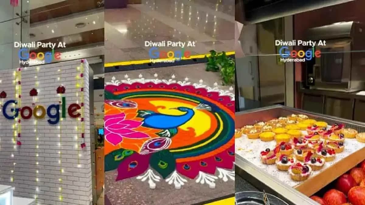 Internet reacts as Diwali party held at Google office in Hyderabad