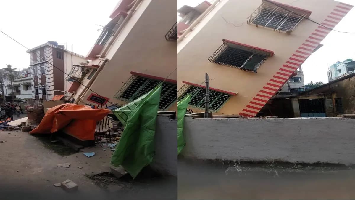 multi storied building collapsed in baghajatin kolkata