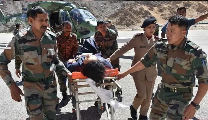 Army swift efforts save 27 lives after bus falls into gorge in Ladakh gnr
