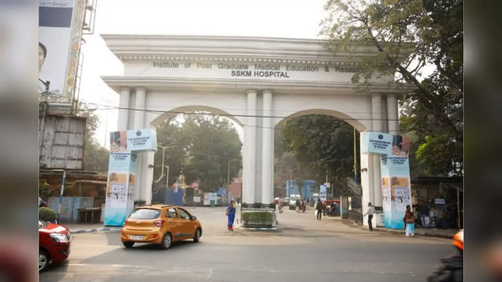 Sskm hospital vandalism incident create panic_gnr