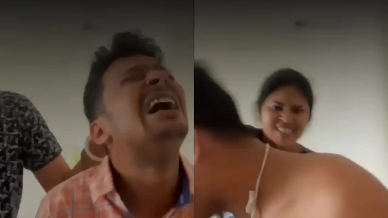 Domestic violence filmed by husband and shared in social media