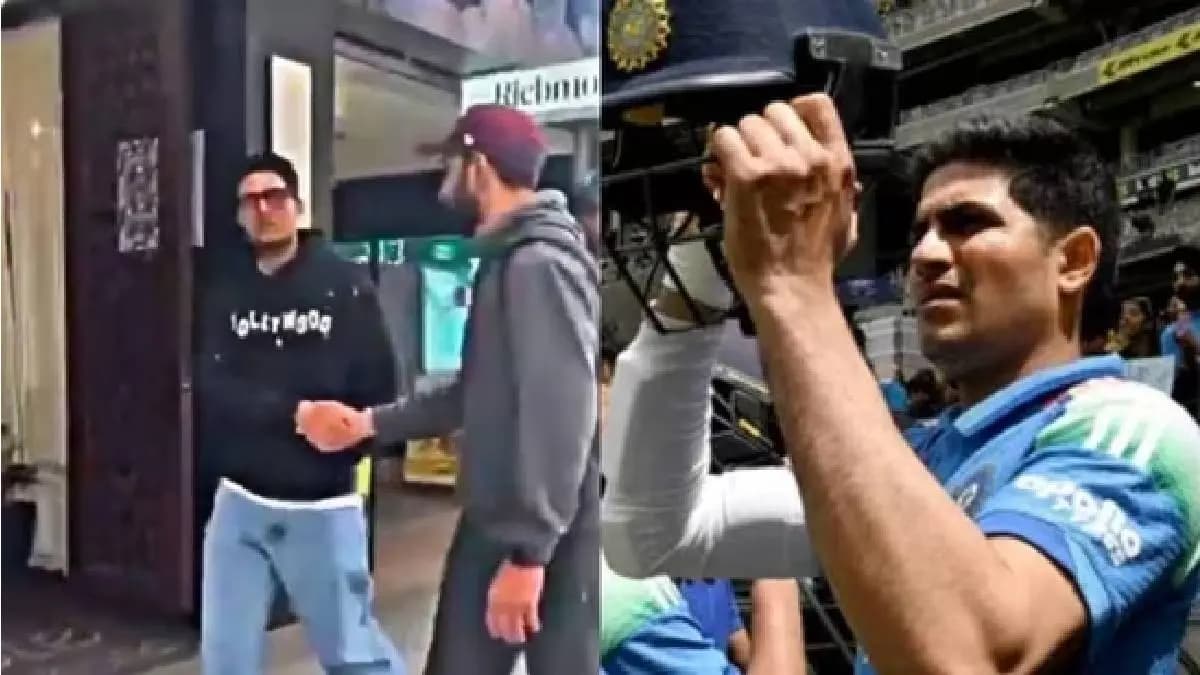 Shubman Gills Adelaide stroll interrupted by Pakistani fans shocking handshake