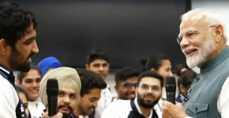 PM Narendra Modi To Olympic Medallist Aman Sehrawat