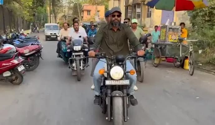 yusuf pathan without helmet bike rally creates controversy