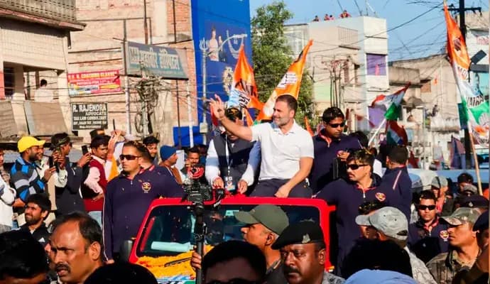 Rahul Gandhi-Led Yatra Resumes From Ramgarh