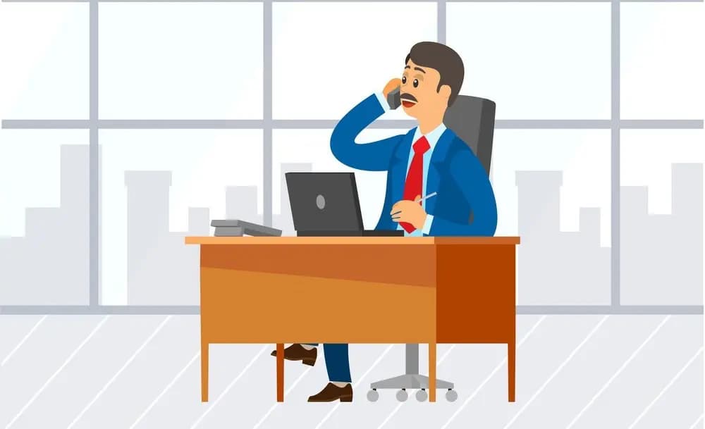 man received a warning from his manager about leaving work early