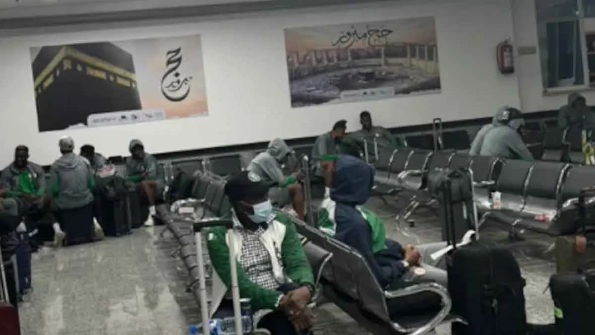 Stranded In Airport For 20 Hours, Nigeria Football Team Boycott AFCON Qualifier vs Libya spt