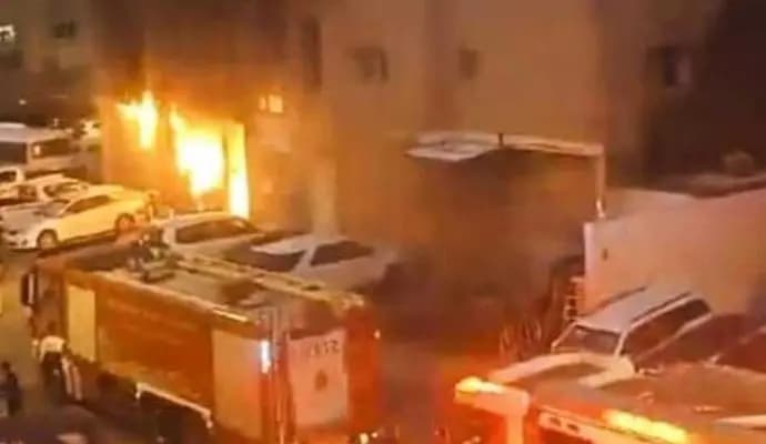 Kuwaiti authorities detain 2 for fire