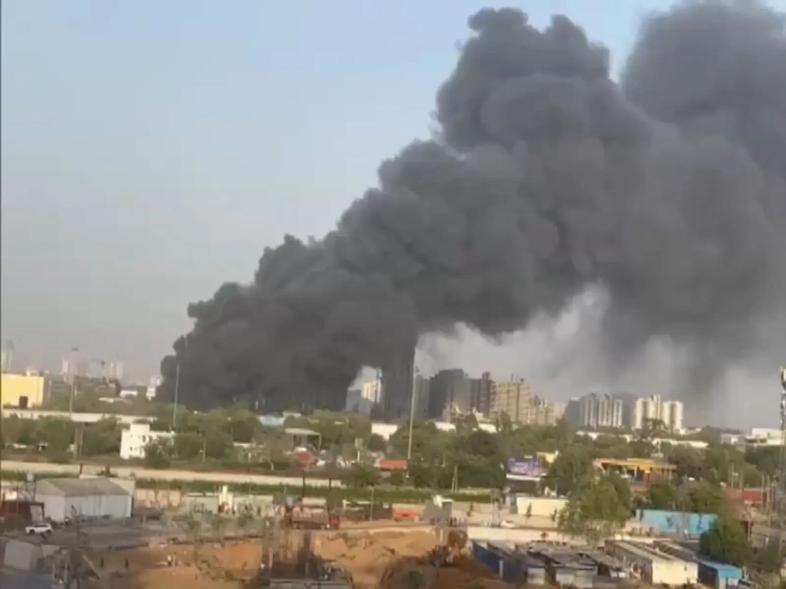 Two Devastating Fires broke out in Gurugram Over 100 Shanties Burnt to Ashes