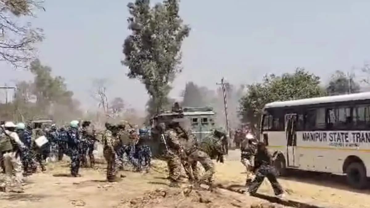 clashes broke out between kuki and security forces
