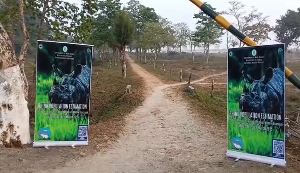 Rhino census starts in Dooars forests