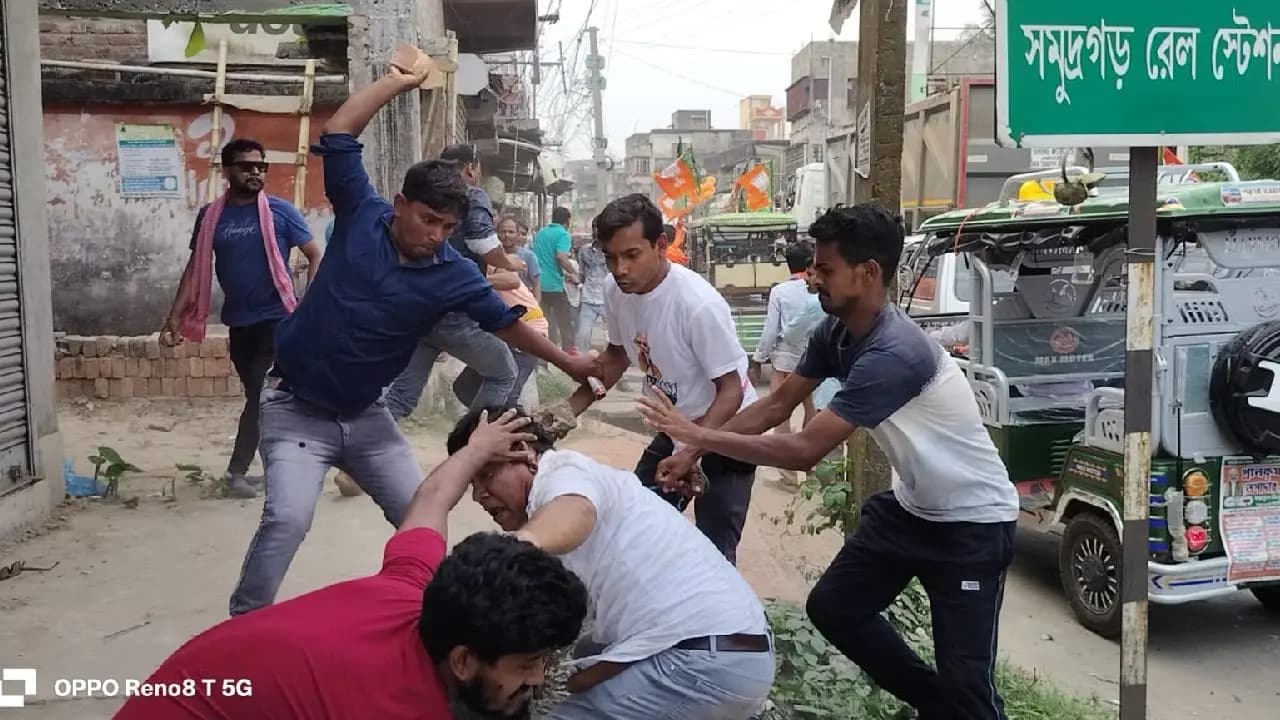 Bengal Election 2026: TMC-BJP clash in samudragarh before second phase election